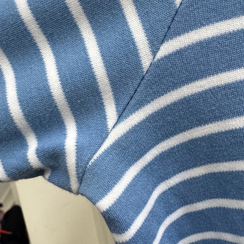 Polo by Ralph Lauren Blue & White Striped Cotton Polo